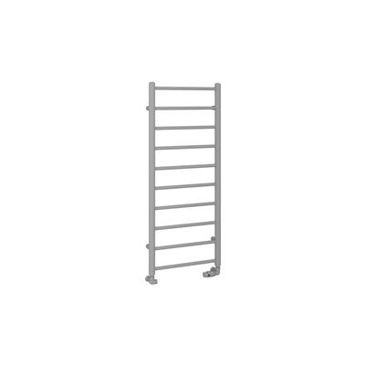 Tuscan Round 1200 x 500 Towel Rail Matt Grey