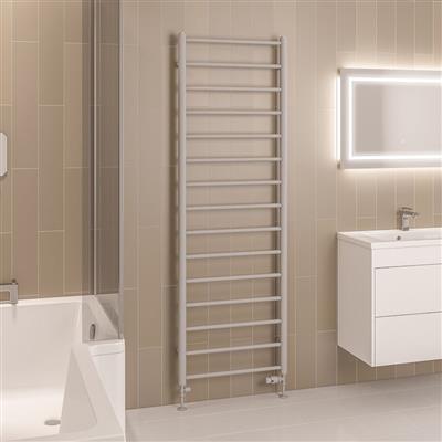 Tuscan Round 1800 x 600 Towel Rail Matt Grey