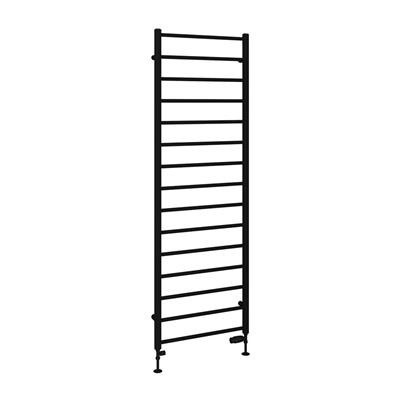 Tuscan Round 1800 x 600 Towel Rail Matt Black