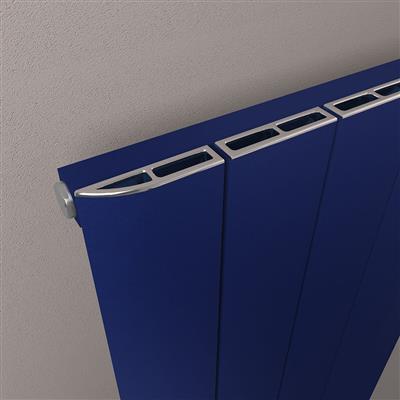 Withington 600 x 470 Aluminium Radiator Matt Cobalt Blue