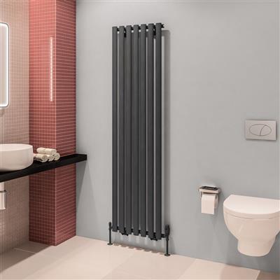 Tunstall 1800 x 490 Radiator Matt Anthracite