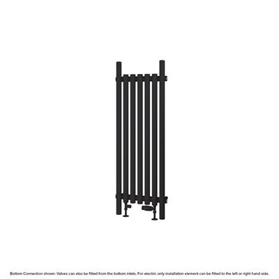 Lambourne 1200 x 420 Radiator Matt Black