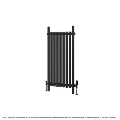 Lambourne 1200 x 540 Radiator Matt Black