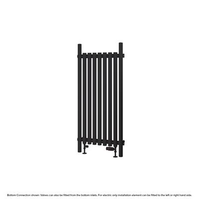 Lambourne 1200 x 540 Radiator Matt Black