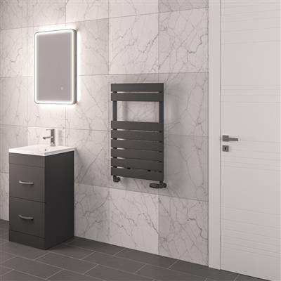 Addington 790 x 500 Towel Rail Type10 Matt Anthracite