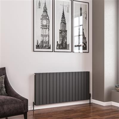 Addington 600 x 1254 Radiator Type20 Matt Anthracite