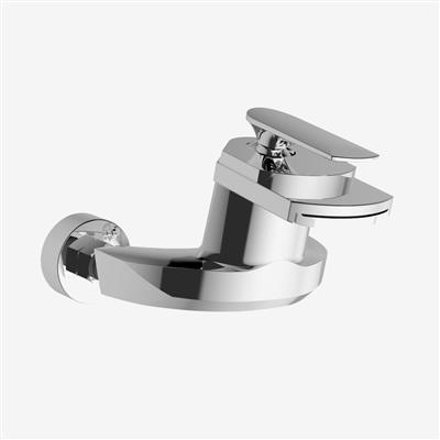 Falmouth Wall Moutned Bath Filler Tap Chrome