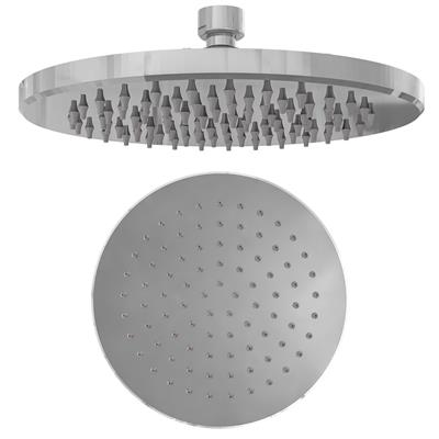 Meriden 10" (250mm) Round Easy Clean Shower Head - Chrome