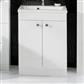 Oslo 58cm door base unit High Gloss White