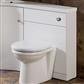 Oslo 59cm(W) x 302cm(D) WC Unit - White