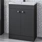 Oslo 58cm door base unit Matt Anthracite