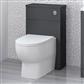 Oslo 49cm(W) x 225cm(D) WC Unit - Matt Anthracite