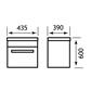 Oslo 44 wall hung unit with internal drawer High Gloss White