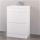 Oslo 58 push drawer unit High Gloss White