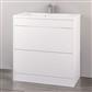 Oslo 80 push drawer unit High Gloss White