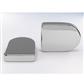 D Shape Vent Cap (pair) Chrome Chrome