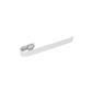 Tunstall V Towel Hanger 420mm Matt White