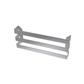 Flat Triple Towel Hanger 470mm Brushed Stainless Steel