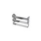 Flat Triple Towel Hanger 280mm Polished Stainless Steel