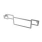 Square Towel Hanger 565mm Chrome