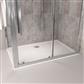  Corsair 1500 x 900mm 25mm Rectangular Shower Tray - White 