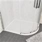  Corsair Anti-Slip 1200 x 800mm Offset Quad Right Hand (RH) 25mm Shower Tray - White 