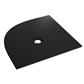  Crossland  800x800mm Quad Shower Tray with Slate Finish  - Black