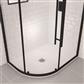  Crossland  1200 x 900mm Left Hand (LH) Offset Quad Shower Tray with Slate Finish - White