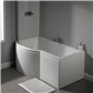 Urban Showerbath 1500 L Shaped Panel White