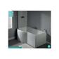 Urban Showerbath 1500 front panel carronite White