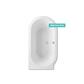 Carron Clearance:  Advantage Deep Bath 5mm LH White