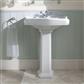 Belgravia 59cm x 47cm 1 Tap Hole Ceramic Basin with Overflow - White