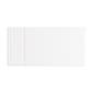 Flat Cover Plate 400 x 800 Gloss White