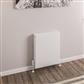 Keynsham Type 22 Panel Radiator 600 x 500 with Flat Designer Cover Gloss White