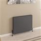 Keynsham Type 22 Panel Radiator 600 x 800 with Flat Designer Cover Matt Anthracite