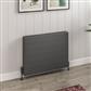 Keynsham Type 22 Panel Radiator 600 x 800 with Lined Designer Cover Matt Anthracite