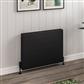 Keynsham Type 22 Panel Radiator 600 x 800 with Lined Designer Cover Matt Black