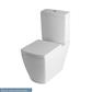 Mentmore Close Coupled Back To Wall WC Pan with Fixings - White