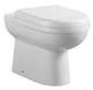 Dura Back To Wall Eco Vortex WC Pan with Fixings - White