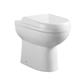 Dura Comfort Height Back To Wall Eco Vortex WC Pan with Fixings - White