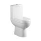 Dura Comfort Height Close Coupled Eco Vortex WC Pan with Fixings - White