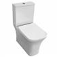 Beddington Close Coupled Back To Wall Eco Vortex WC Pan with Fixings - White