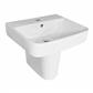 Beddington 42cm x 51cm 1 Tap Hole Ceramic Basin - White