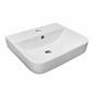 Beddington 42cm x 46cm 1 Tap Hole Ceramic Basin - White