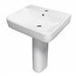 Beddington 215mm Full Pedestal - White