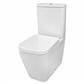 Sudbury Curved Square Soft Close Toilet Seat - White