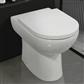 Osterley Comfort Height Back To Wall Eco Vortex WC Pan with Fixings - White