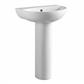 Osterley 190mm Full Pedestal - White