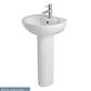 Temptation 50cm x 44cm 1 Tap Hole Basin with Overflow - White