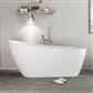 Wickham 1700 x 740 x 740mm (590mm Depth) Freestanding Bath inc Waste - White